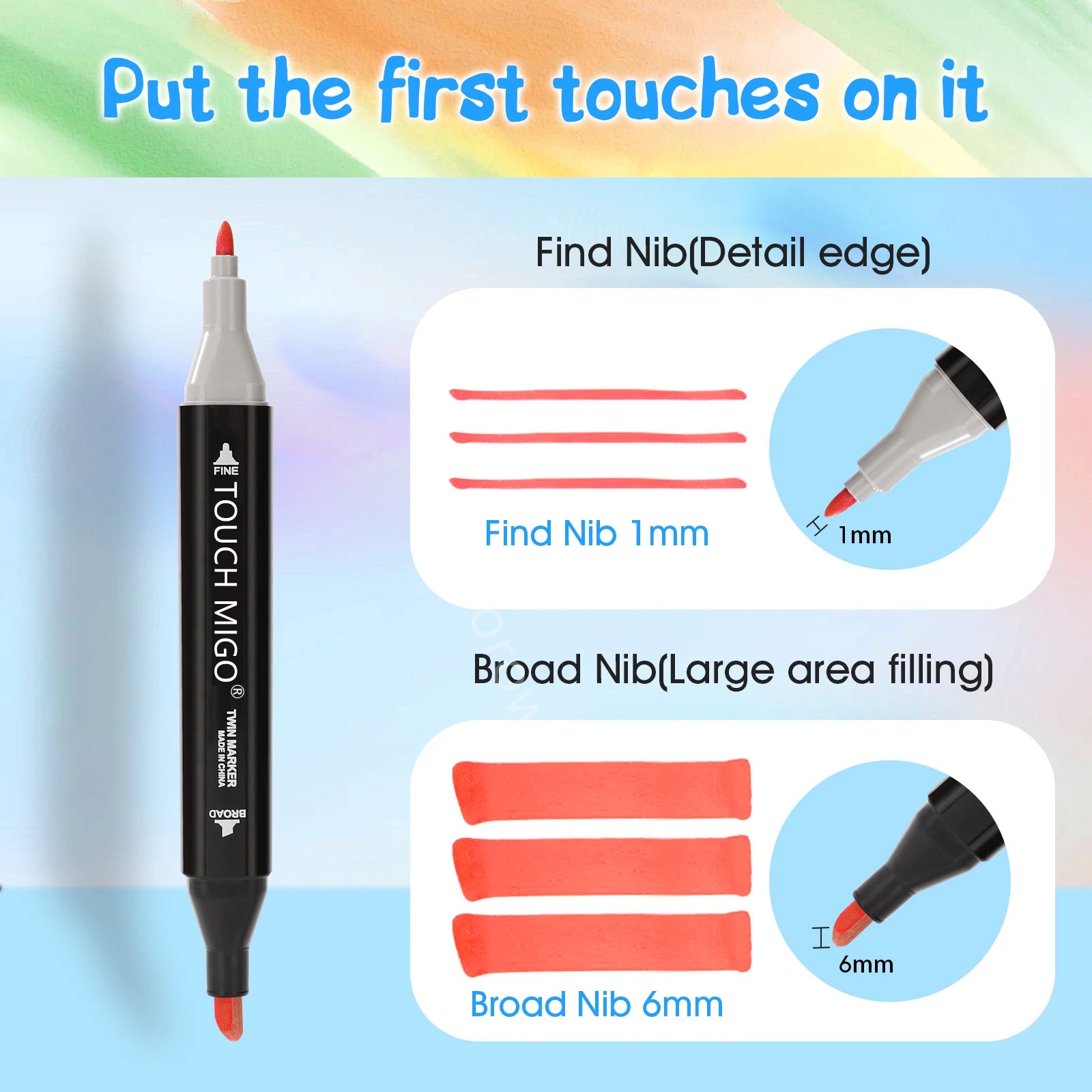 Aesthetic Dual-Tip Alcohol Art Markers - 12, 24, 36, 48, 60, 80, and 168 Color Set with Case