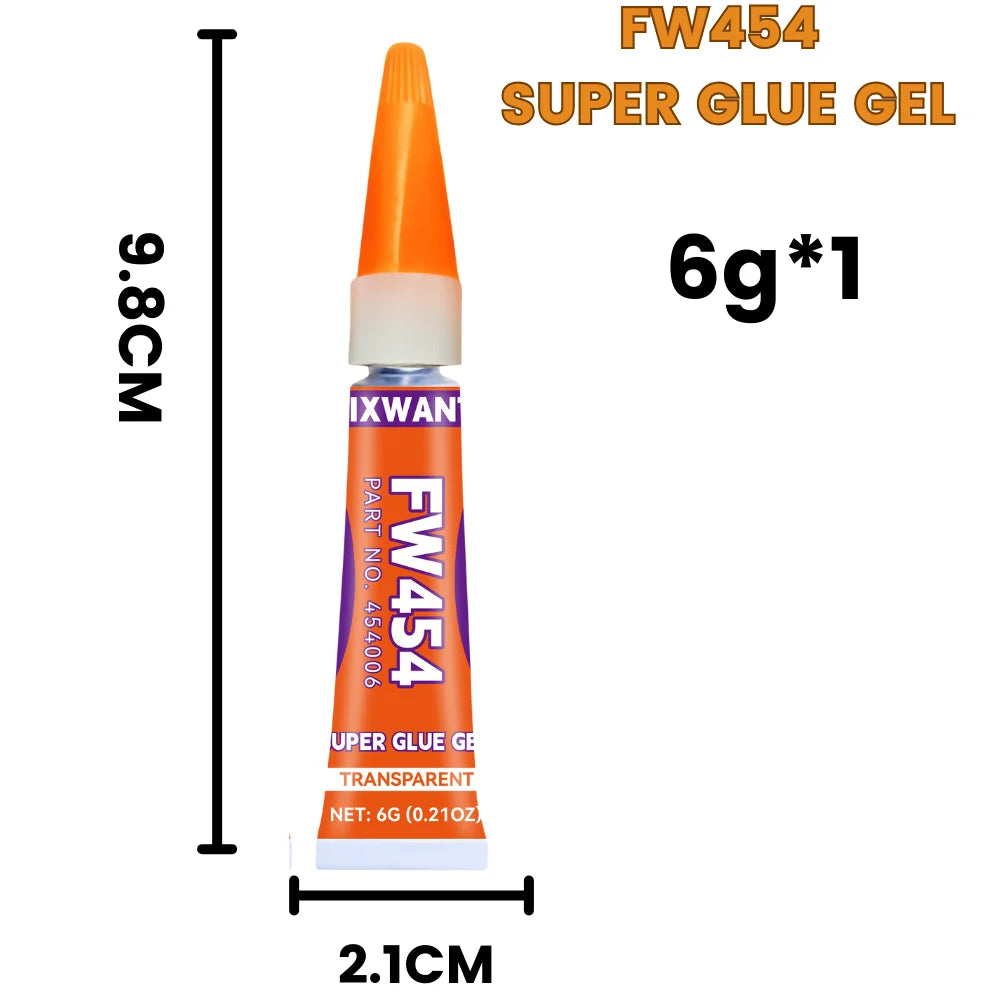UltraBond Super Glue Gel — Fast-Dry Precision Adhesive (Waterproof & Strong Hold)