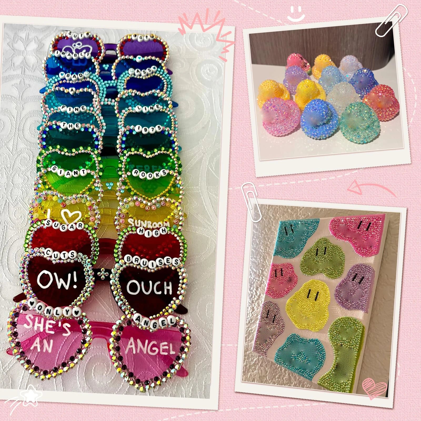 40-Color Jelly Rhinestone Craft Kit – Sparkling Gems for DIY Beadazzling & Creative Projects