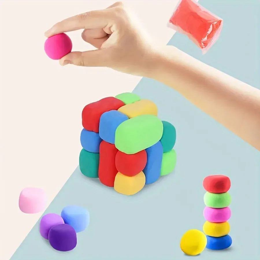 36-Color Air-Dry Clay Craft Kit — Soft Ultra-Light Clay with Sculpting Tools